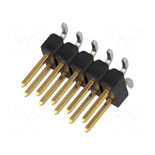 Pin header | pin strips | AMPMODU MOD II | male | PIN: 10 | vertical
