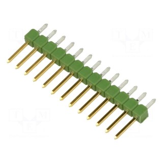 Pin header | pin strips | AMPMODU MOD II | male | PIN: 13 | straight