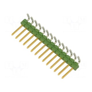 Pin header | pin strips | AMPMODU MOD II | male | PIN: 14 | angled 90°