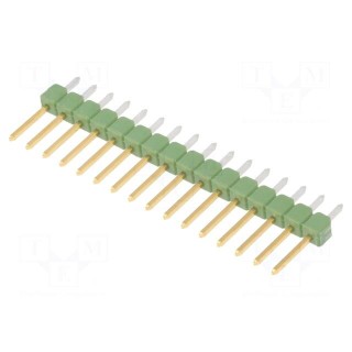 Pin header | pin strips | AMPMODU MOD II | male | PIN: 16 | straight