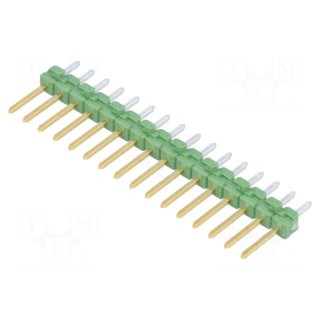 Pin header | pin strips | AMPMODU MOD II | male | PIN: 16 | straight
