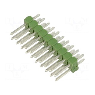 Pin header | pin strips | AMPMODU MOD II | male | PIN: 20 | straight