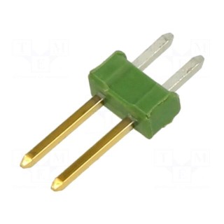 Pin header | pin strips | AMPMODU MOD II | male | PIN: 2 | straight