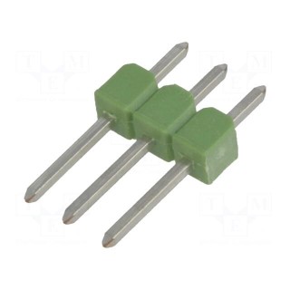 Pin header | pin strips | AMPMODU MOD II | male | PIN: 3 | straight