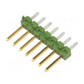 Pin header | pin strips | AMPMODU MOD II | male | PIN: 7 | straight