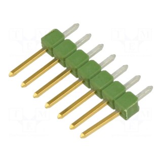 Pin header | pin strips | AMPMODU MOD II | male | PIN: 7 | straight