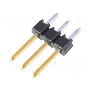 Pin header | pin strips | C-Grid III | male | PIN: 3 | straight | 2.54mm