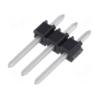 Pin header | pin strips | C-Grid III | male | PIN: 3 | straight | 2.54mm