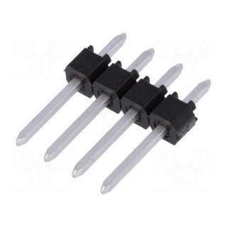 Pin header | pin strips | C-Grid III | male | PIN: 4 | straight | 2.54mm