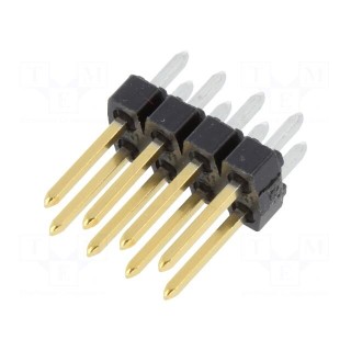 Pin header | pin strips | C-Grid III | male | PIN: 8 | straight | 2.54mm