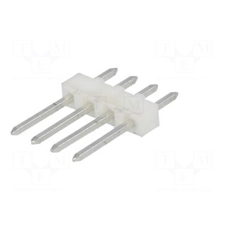 Pin header | pin strips | KK 254 | male | PIN: 4 | straight | 2.54mm | THT