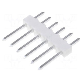 Pin header | pin strips | KK 254 | male | PIN: 6 | straight | 2.54mm | THT