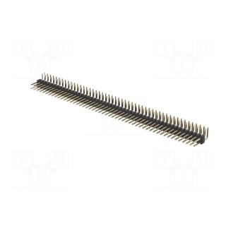 Pin header | pin strips | male | PIN: 100 | angled 90° | 2.54mm | THT