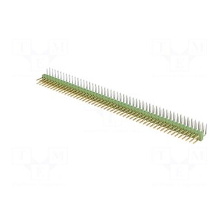 Pin header | pin strips | AMPMODU MOD II | male | PIN: 100 | angled 90°