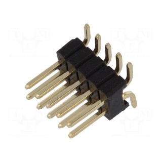 Pin header | pin strips | male | PIN: 10 | vertical | 1.27mm | SMT | 2x5