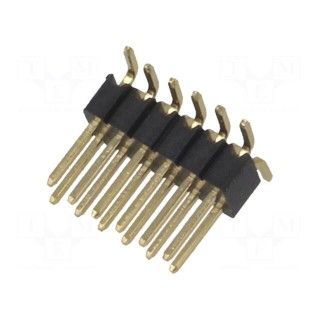 Pin header | pin strips | male | PIN: 12 | vertical | 1.27mm | SMT | 2x6
