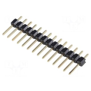 Pin header | pin strips | male | PIN: 14 | straight | 2.54mm | THT | 1x14