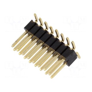 Pin header | pin strips | male | PIN: 16 | vertical | 1.27mm | SMT | 2x8