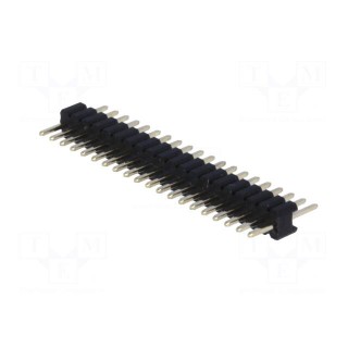 Pin header | pin strips | male | PIN: 20 | straight | 1.27mm | THT | 1x20