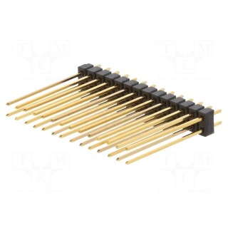 Pin header | pin strips | male | PIN: 28 | straight | 2.54mm | THT | 2x14