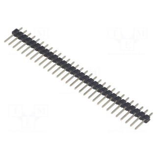 Pin header | pin strips | male | PIN: 30 | straight | 2.54mm | THT | 1x30