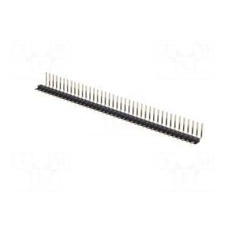 Pin header | pin strips | male | PIN: 40 | angled 90° | 2.54mm | THT | 1x40