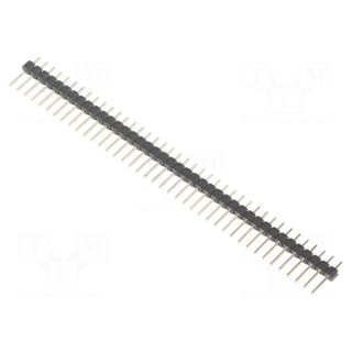 Pin header | pin strips | male | PIN: 40 | straight | 2.54mm | THT | 1x40