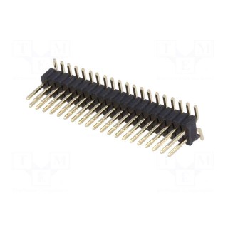 Pin header | pin strips | male | PIN: 40 | vertical | 1.27mm | SMT | 2x20