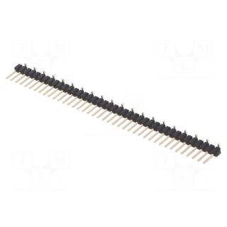 Pin header | pin strips | male | PIN: 40 | vertical | 2.54mm | SMT | 1x40