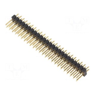 Pin header | pin strips | male | PIN: 48 | straight | 2.54mm | THT | 2x24