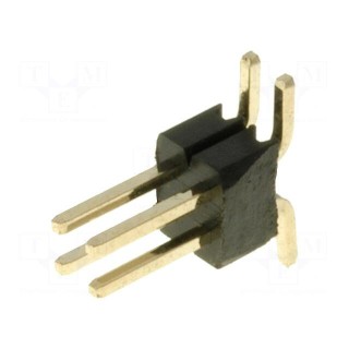 Pin header | pin strips | male | PIN: 4 | vertical | 1.27mm | SMT | 2x2