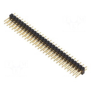 Pin header | pin strips | male | PIN: 56 | straight | 2.54mm | THT | 2x28