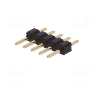 Pin header | pin strips | male | PIN: 5 | straight | 2mm | THT | 1x5