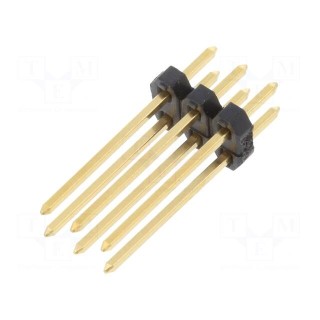 Pin header | pin strips | male | PIN: 6 | straight | 2mm | THT | 2x3