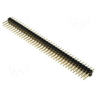 Pin header | pin strips | male | PIN: 72 | straight | 2.54mm | THT | 2x36