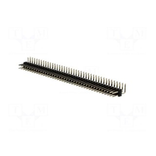 Pin header | pin strips | male | PIN: 80 | angled 90° | 2.54mm | THT | 2x40