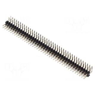 Pin header | pin strips | male | PIN: 80 | angled 90° | 2mm | THT | 2x40