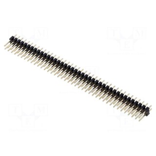 Pin header | pin strips | male | PIN: 80 | straight | 2.54mm | THT | 2x40