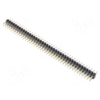 Pin header | pin strips | male | PIN: 80 | straight | 2mm | THT | 2x40