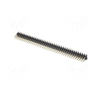 Pin header | pin strips | male | PIN: 80 | vertical | 2.54mm | SMT | 2x40
