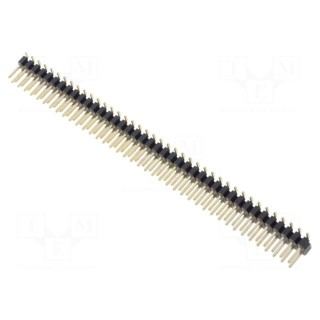 Pin header | pin strips | male | PIN: 80 | vertical | 2mm | SMT | 2x40