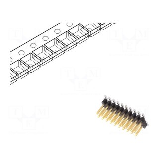 Pin header | pin strips | Minitek127 | male | PIN: 20 | vertical | 1.27mm