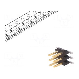 Pin header | pin strips | Minitek127 | male | PIN: 6 | vertical | 1.27mm