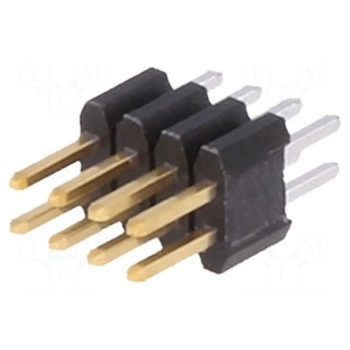 Pin header | pin strips | Minitek127 | male | PIN: 8 | straight | 1.27mm