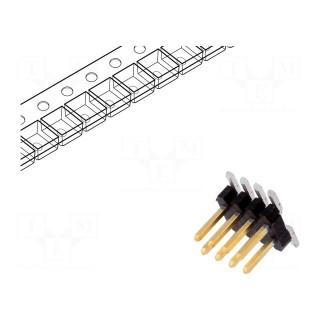 Pin header | pin strips | Minitek127® | male | PIN: 8 | vertical | 1.27mm