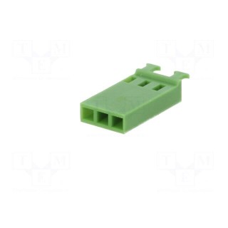 Plug | pin strips | AMPMODU MOD IV | female | PIN: 3 | w/o contacts