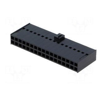 Plug | pin strips | C-Grid III | female | PIN: 34 | w/o contacts | 2.54mm