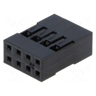 Plug | pin strips | NSR/NDR | female | PIN: 8 | w/o contacts | 2.54mm