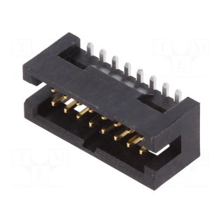 Socket | IDC | Minitek127 | male | PIN: 16 | vertical | 1.27mm | SMT | 2x8