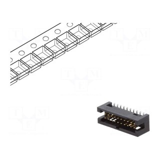 Socket | IDC | Minitek127 | male | PIN: 20 | vertical | 1.27mm | SMT | 2x10